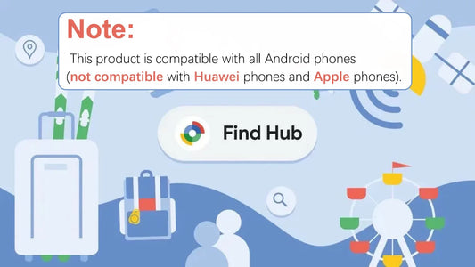 Android and iOS Air Tracker Tag, Smart Tracking Tag/Key Finder/Dual System Tracker Compatible with iOS Find My or Google FindHub