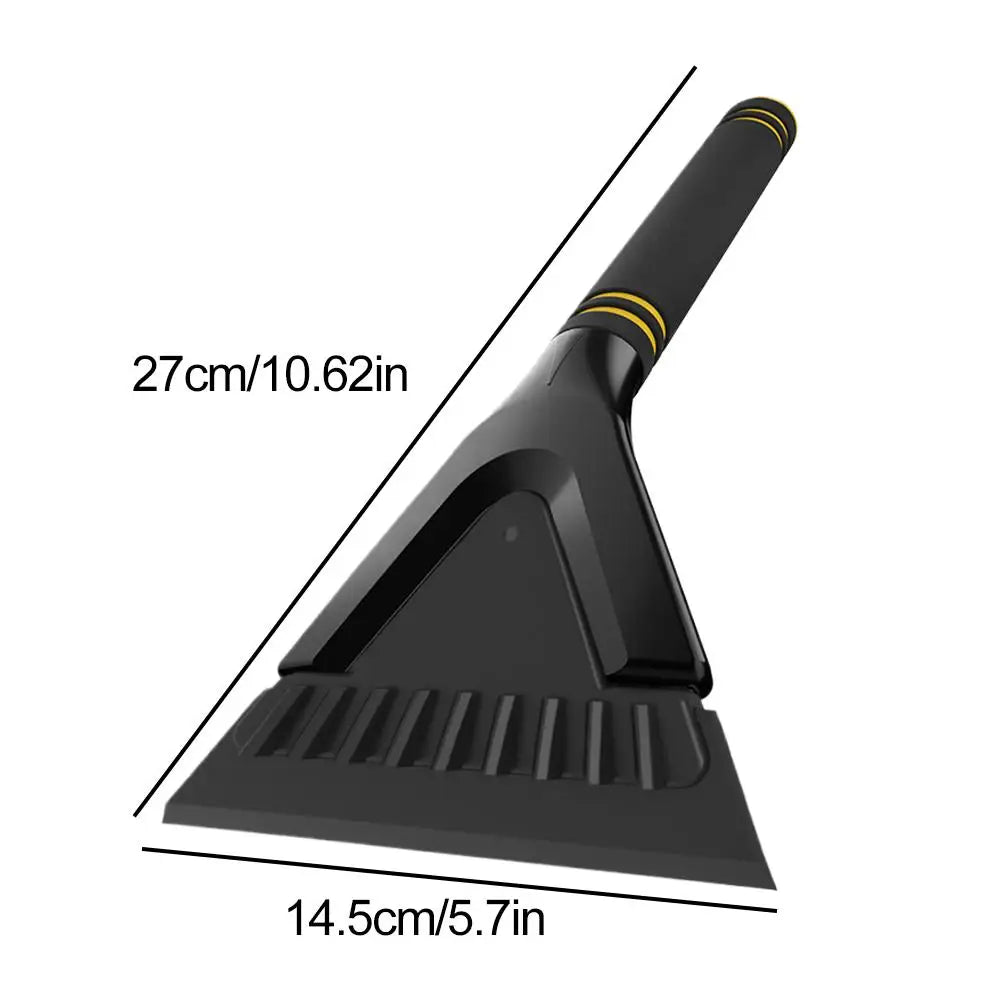 Car Snow Shovel Clean Scraper Shovel Rubber Windshield Defrosting Ice Removal Tool Window Cleaning Scraper
