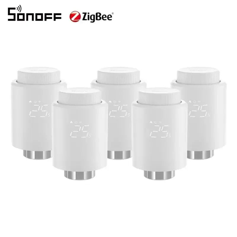 NEW SONOFF TRVZB Zigbee Thermostatic Radiator Valve Smart Home Heating Froest Protection Remote Group Control via eWeLink Alexa