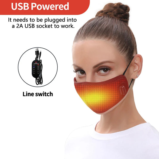 Heat Nose Mask Heated Sinus Relief Heated Nose Face Mask for Sinus and Nasal Beauty Health Brain Stimulator