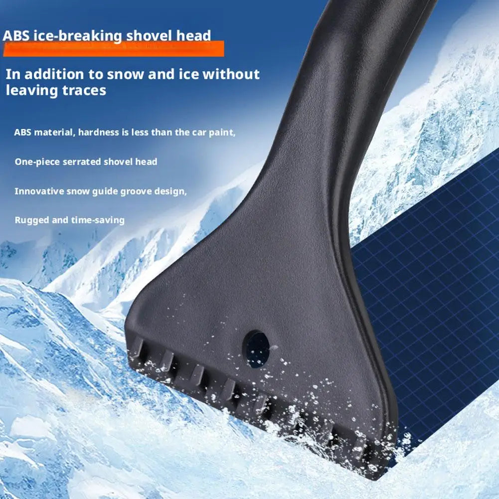 2 in 1 Extendable Car Snow Shovel & Cleaning Snow BrushCar Windshield Ice Scraper Snow Removal Tool Accessories