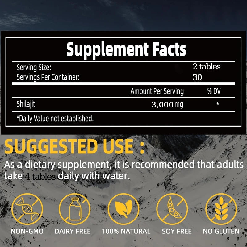 Shilajit Ashwagandha Black Maca Fast Shipping Ginseng Organic Epimedium for Men Capsule for Health and Well-Being